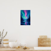 Noorderlicht Aurora Borealis Poster (Keuken)