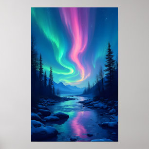 Noorderlicht Aurora Borealis Poster
