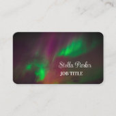 Noorderlicht Aurora Borealis Visitekaartje (Voorkant)