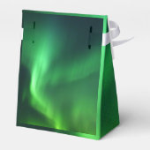 Noorderlicht Aurora Borealis Winter bruiloft Bedankdoosjes (Achterkant)