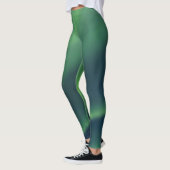 Noorderlicht Aurora Borealis Yoga Broek Groen Leggings (Links)
