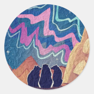 Noorderlicht Beren Ronde Sticker