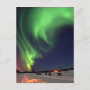 Noorderlicht bij Bear Lake Briefkaart