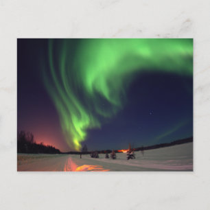 Noorderlicht bij Bear Lake Briefkaart