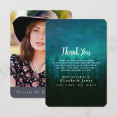 Noorderlicht Bos Sympathie Dank je wel Bedankkaart (Voorkant / Achterkant)