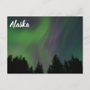Noorderlicht boven Alaska Briefkaart