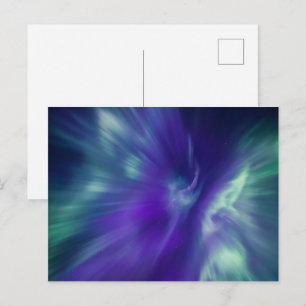 Noorderlicht Noorwegen Briefkaart