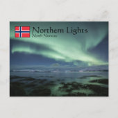 Noorderlicht Noorwegen Briefkaart (Voorkant)