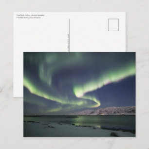 Noorderlicht Noorwegen Briefkaart