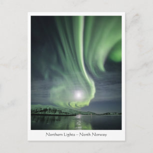 Noorderlicht Noorwegen Briefkaart
