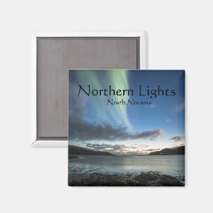 Noorderlicht Noorwegen Souvenir Magneet