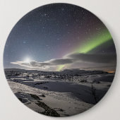 Noorderlicht Ronde Button 6,0 Cm (Voorkant)