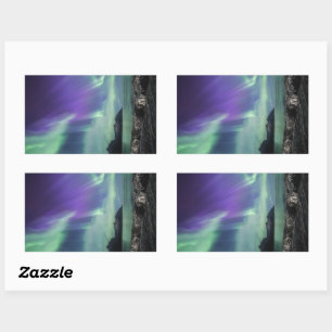 Noorderlicht Senja Rechthoekige Sticker