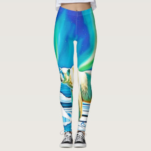 Noorderlicht van het Arctisch Beer Leggings
