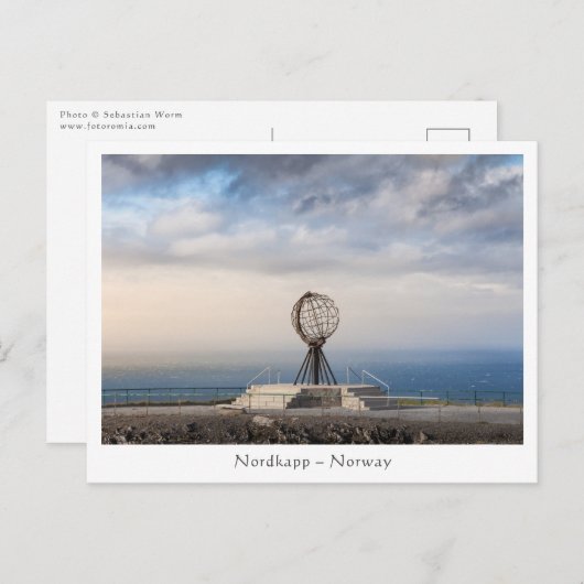 Noordkaap Briefkaart (Voorkant / Achterkant)