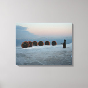 Noordkaap, Noorwegen Canvas Afdruk