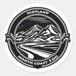 noordkust 500 schotland ronde sticker
