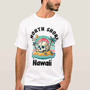 Noordkust Oahu Hawaï Souvenir Surfen Hawaïaans T-shirt