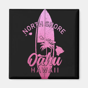 Noordkust Oahu Hawaï Surfplank Surfen Surfer Magneet