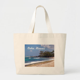 Noordkust op het eiland Oahu in Hawaii Grote Tote Bag