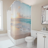 Noordkust van Oahu, Hawaii Douchegordijn (In situ)