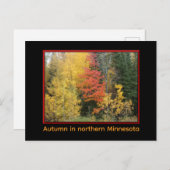 Noordland in het najaar van het Briefkaart (Voorkant / Achterkant)