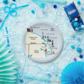 Noordoost-Benedenvuurtoren van Michigan bord (Feest)