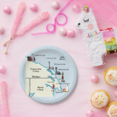 Noordoost-Benedenvuurtoren van Michigan bord (Feest)