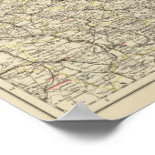 Noordoost-Frankrijk Poster (Hoek)