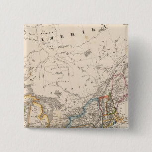Noordoost-Verenigde Staten Vierkante Button 5,1 Cm