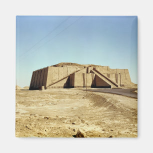 Noordoostelijke façade van de ziggurat, c.2100 BC Magneet
