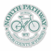 Noordpad (fietsen) sticker (Voorkant)