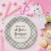 Noordpool Bed en ontbijt Kerstmis Papieren Bordje (Feest)