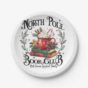 Noordpool Boekenclub Hot Cocoa Christmas Papieren Bordje