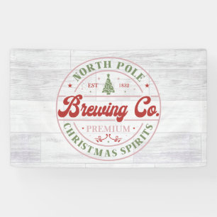 Noordpool Brewing Company kerst lounge Spandoek