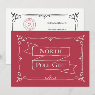 Noordpool cadeaubon Rood & Wit Kaart