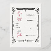 Noordpool cadeaubon Wit &  Folie Feestdagenkaart (Achterkant)