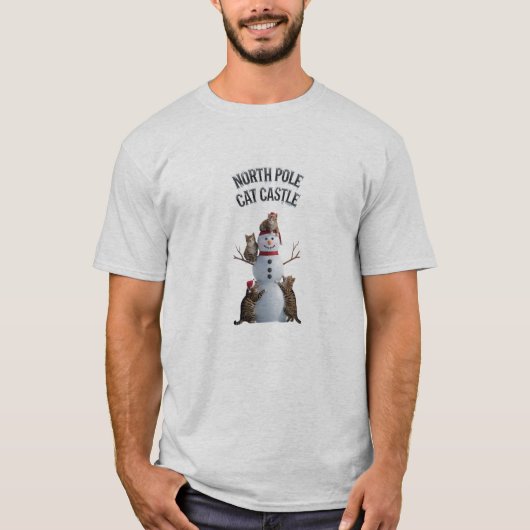 Noordpool Cat Castle T-shirt (Voorkant)