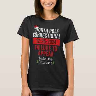 Noordpool correctioneel falen om laat te verschijn t-shirt
