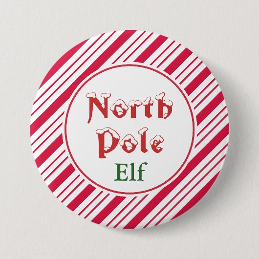 Noordpool Elf Button (Voorkant)