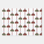 Noordpool en voedingskraker Verpakkingspapier Inpakpapier Vel (Voorkant 2)