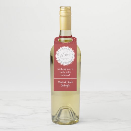 noordpool-express | Santa Seal | grappig Flessenhanger (Op fles)