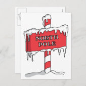 Noordpool Feestdagenkaart (Voorkant / Achterkant)