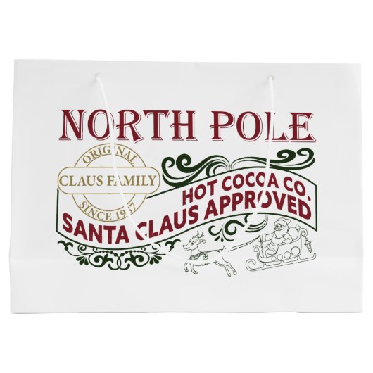 Noordpool Hot-coaca woordpartij Groot Cadeauzakje (Achterkant)