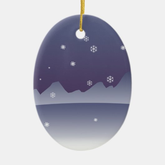 Noordpool Keramisch Ornament (Voorkant)