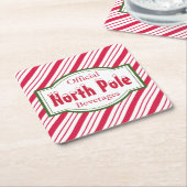 Noordpool Kerst Onderzetters (Schuin)