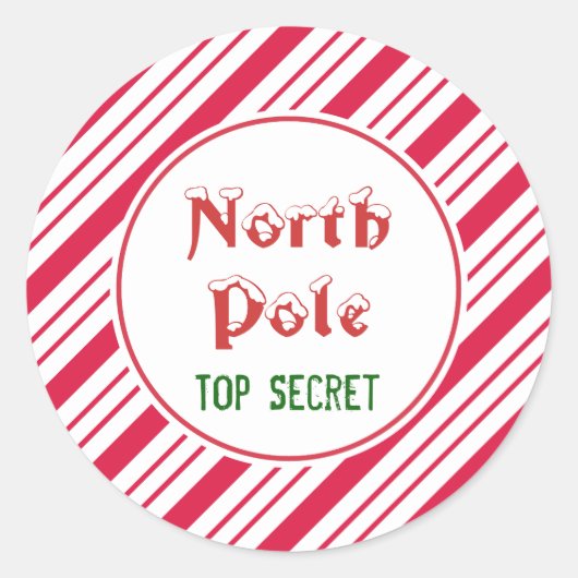Noordpool Kerst stickers (Voorkant)