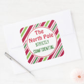 Noordpool Kerst Vertrouwelijke Gift Labels (Envelop)