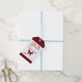 Noordpool Levering Kerstmis Cadeaulabel (Met Touw)