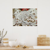  Noordpool - Oude Antiek Kaart Wereld Poster (Keuken)